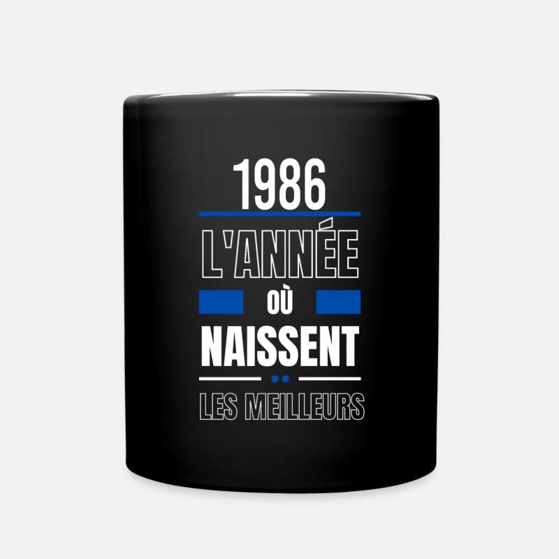 L'année où naissent les meilleurs 1986 - Mug uni - noir