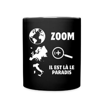 Italy, Italia, I'm Italian - Full Colour Mug - black - Front