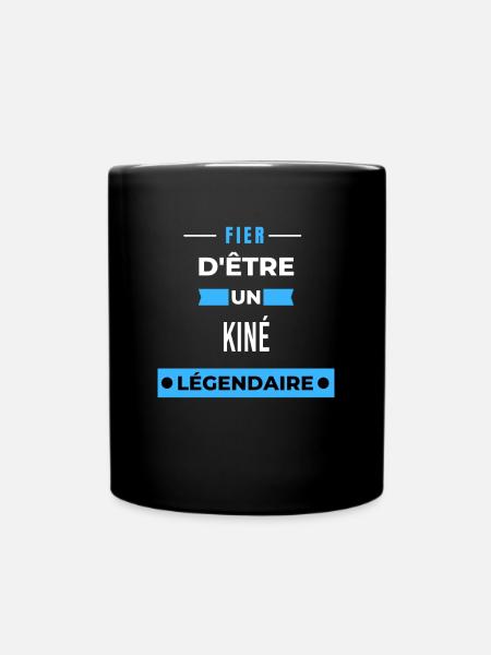 Fier d'être un légendaire KINÉ HUMOUR - Mug uni - noir
