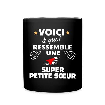 Humour Fraternel Illustration Motivante - Mug uni - noir - Devant