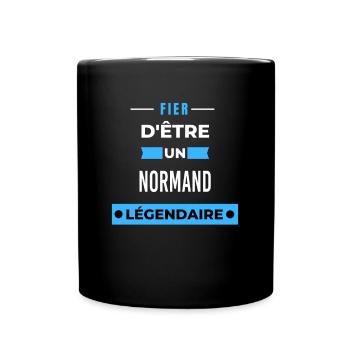 Fier d'être un légendaire NORMAND HUMOUR - Mug uni - noir - Devant