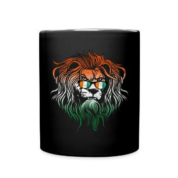 Elfenbeinküste - Tasse einfarbig - Schwarz - Vorne