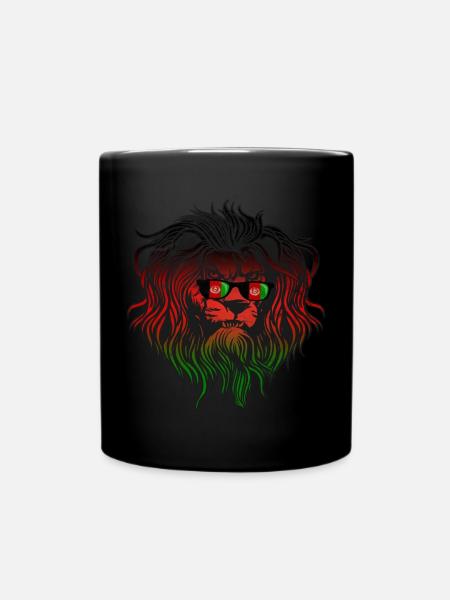 Afghanistan - Tasse einfarbig - Schwarz