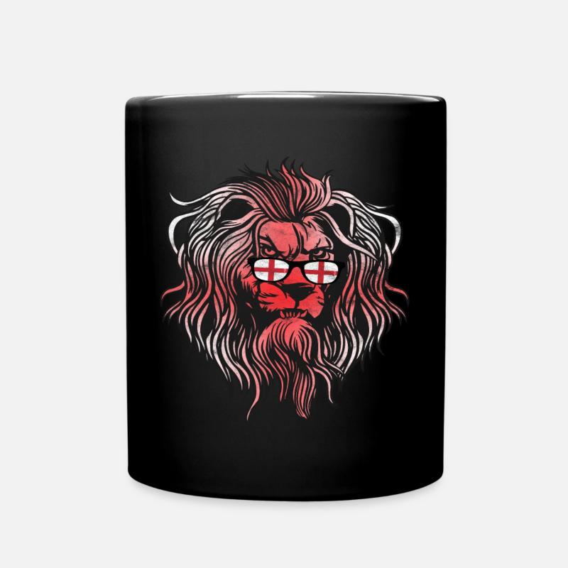 England - Full Colour Mug - black