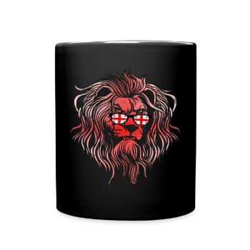 Georgien - Tasse einfarbig - Schwarz - Vorne