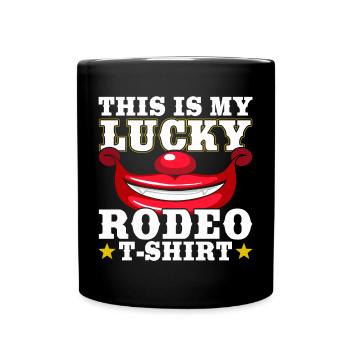 Cowboy - Tasse einfarbig - Schwarz - Vorne