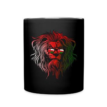 Oman - Tasse einfarbig - Schwarz - Vorne
