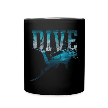23F 0311 bk - Full Colour Mug - black - Front