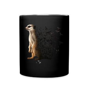 Suricate - Mug uni - noir - Devant