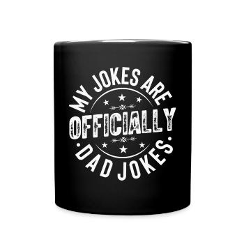 Dad Fathers Day Daddy Papa Funny Father´s Day - Full Colour Mug - black - Front