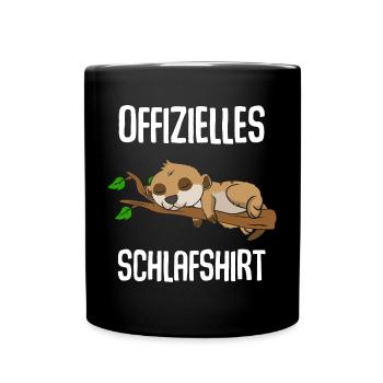 T-shirt de nuit officiel Meerkat - Mug uni - noir - Devant