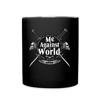 COOL ME CONTRE LE MONDE T-SHIRT !! - Mug uni - noir - Devant
