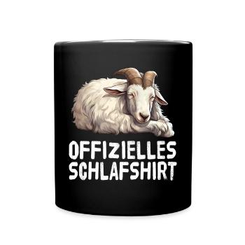 Chemise de nuit officielle Goat - Mug uni - noir - Devant
