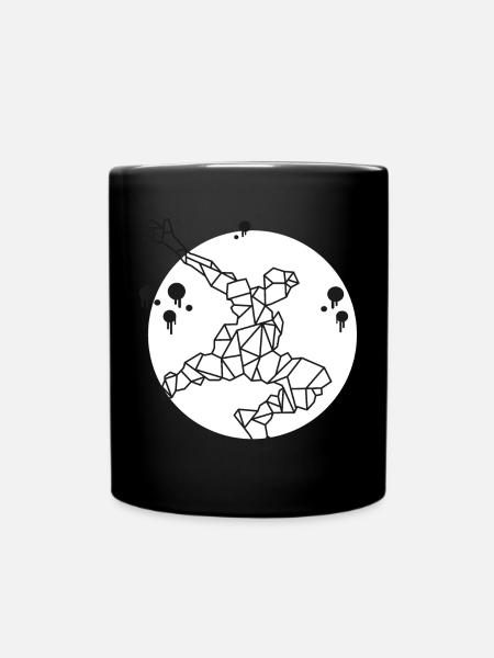 Sport - blanc - Mug uni - noir