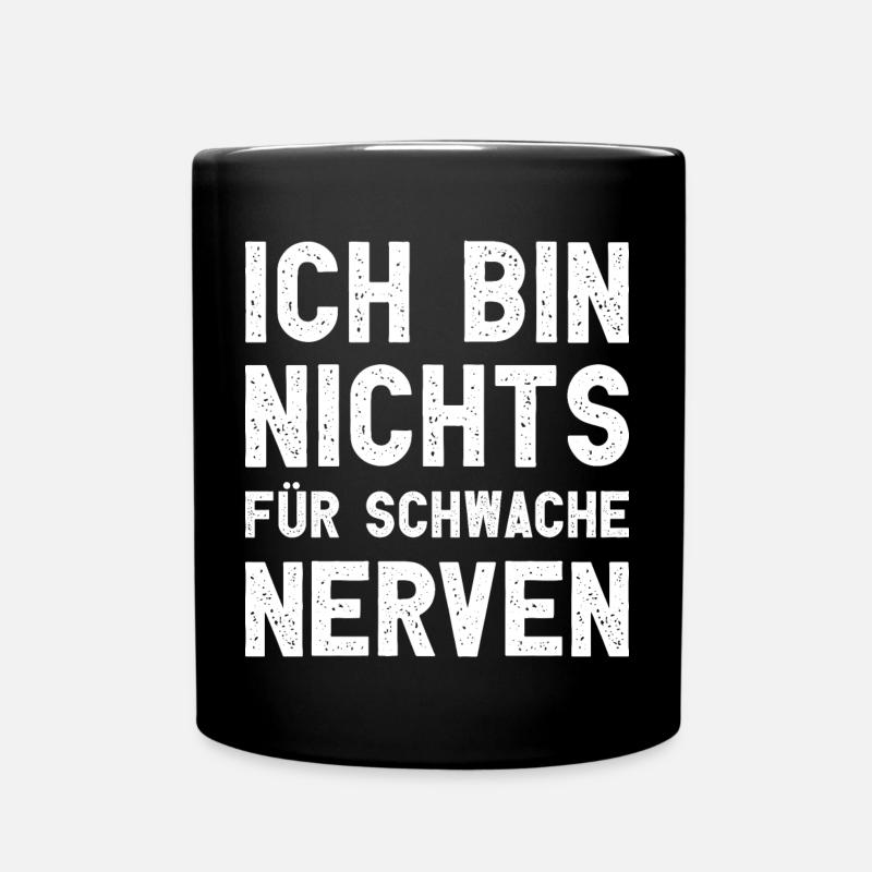 Je ne suis pas pour les âmes sensibles Drôle de dicton - Mug uni - noir