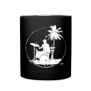 Batteur - Mug uni - noir - Devant