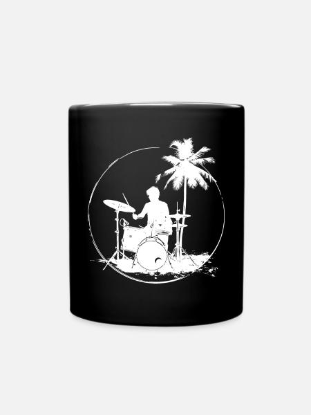 Batteur - Mug uni - noir