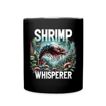 Shrimp Aquarium, Amano Shrimp, Red Fire Shrimp - Full Colour Mug - black - Front