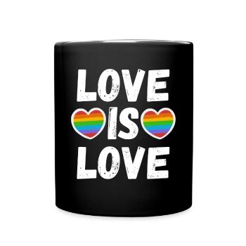Love is love - Full Colour Mug - black - Front