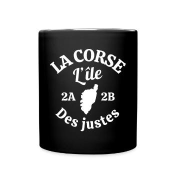 Corsica, island of beauty, I love Corsica - Full Colour Mug - black - Front