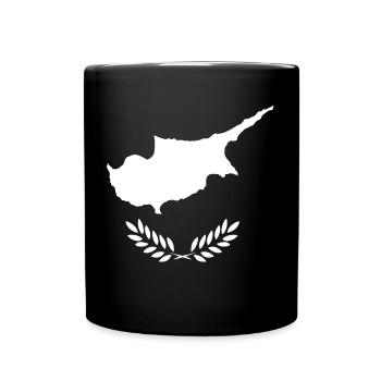 T-shirt de design de style chypriote - Mug uni - noir - Devant