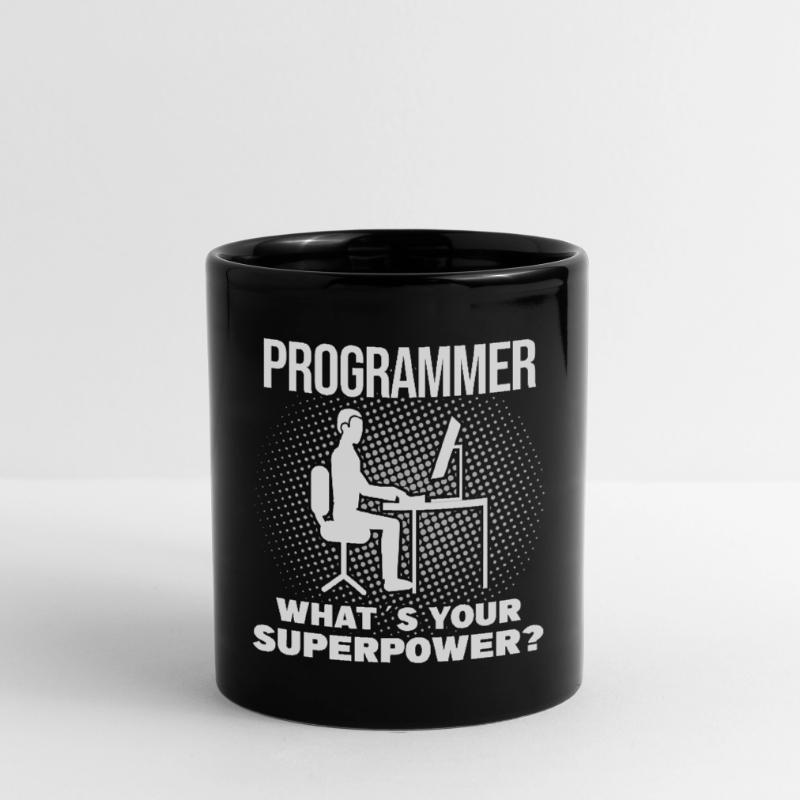 Programmierer Entwickler Programmierer Programmieren IT Computer Tasse einfarbig