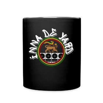 Reggae Soundsystem Lion - Tasse einfarbig - Schwarz - Vorne