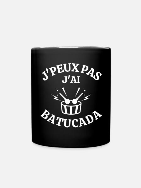 batucada, percussion, samba - Mug uni - noir