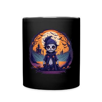 Gruseliges Halloween-party-kostüm Zombie - Mug uni - noir - Devant