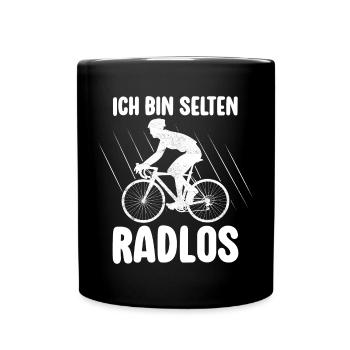 Rarement vélo sans roues vélo de montagne vélo de route vélo - Mug uni - noir - Devant