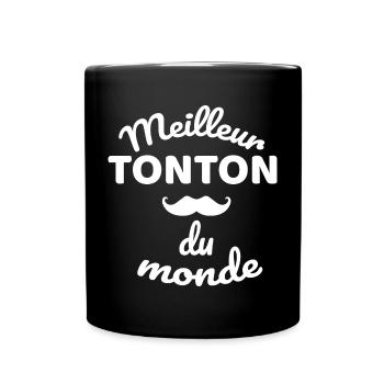 T-shirt Humoristique Meilleur Tonton - Mug uni - noir - Devant