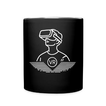 Réalité virtuelle – VR Gaming Adventure - Mug uni - noir - Devant