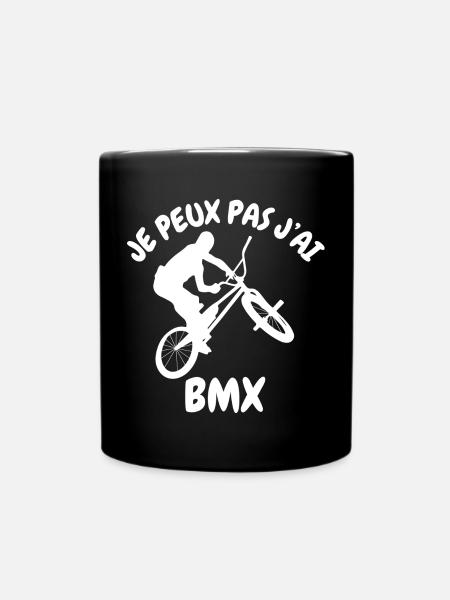 Je peux pas j'ai bmx - Mug uni - noir
