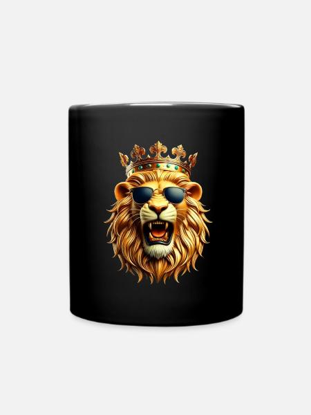 Lion (01) - Mug uni - noir