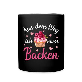 Baking Baker Baker - Full Colour Mug - black - Front