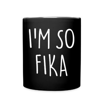 I’M SO FIKA Sverige Suède - Mug uni - noir - Devant