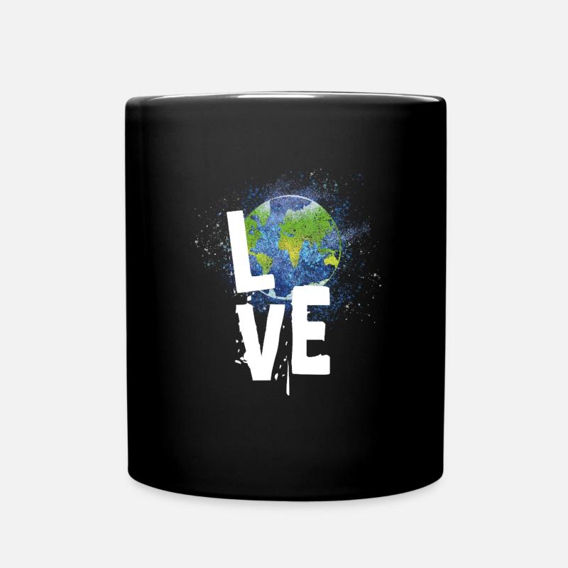 World Love - Full Colour Mug - black