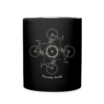Cycle Grid Renewable Energy - Full Colour Mug - black - Front