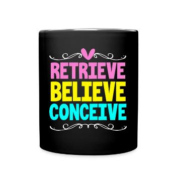Embryo Transfer Day Fetus - Full Colour Mug - black - Front