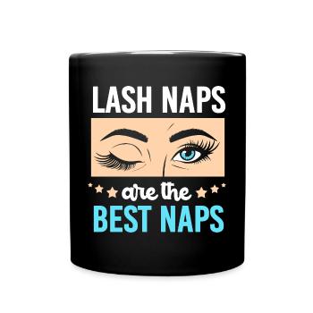 Make-up Kosmetik Kosmetikerin - Tasse einfarbig - Schwarz - Vorne