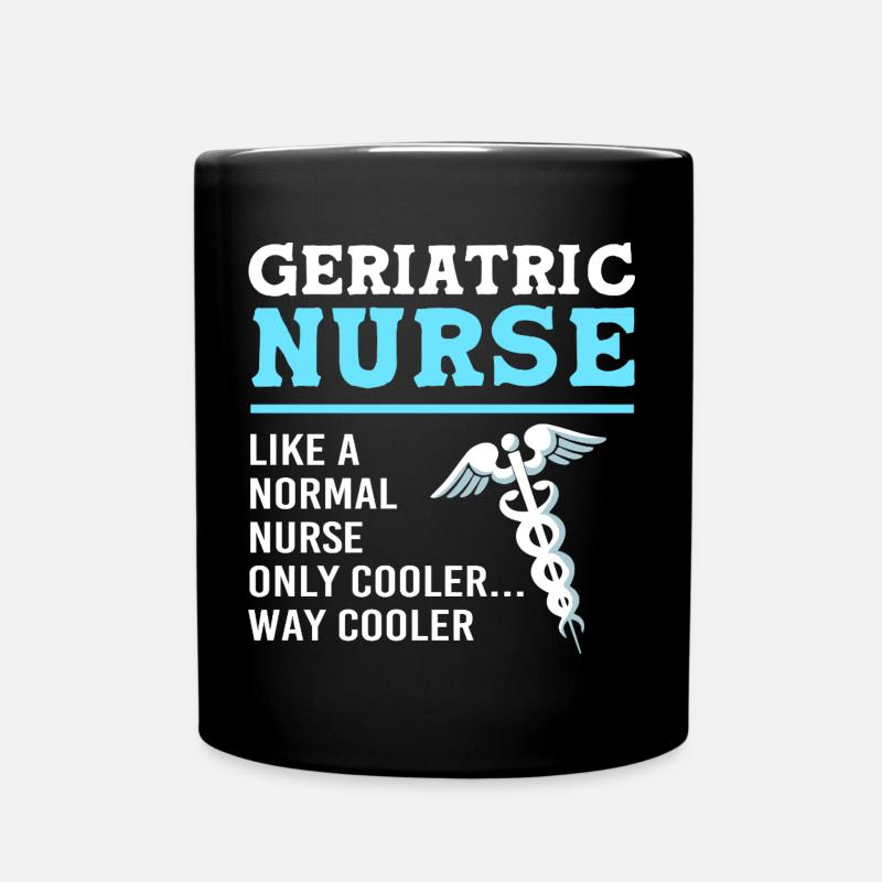 Altenheim Altenpflegerin Krankenpfleger - Tasse einfarbig - Schwarz