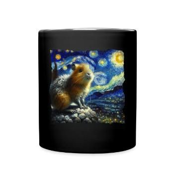Aguti Starry Night - Tasse einfarbig - Schwarz - Vorne