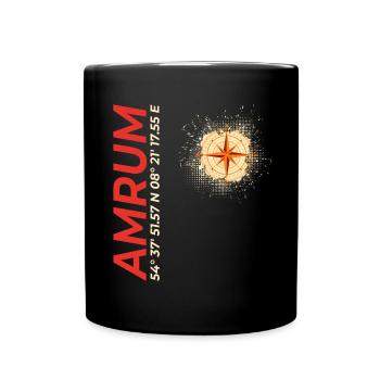 Amrum - Tasse einfarbig - Schwarz - Vorne