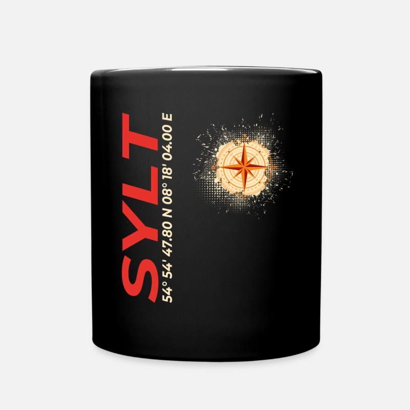 Sylt - Tasse einfarbig - Schwarz