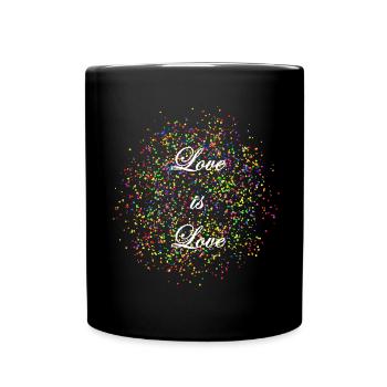 L’amour est l’amour - Mug uni - noir - Devant