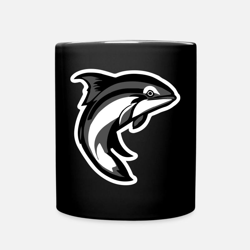 fish_001 - Full Colour Mug - black