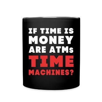 Time travel - Full Colour Mug - black - Front
