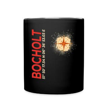 Bocholt - Tasse einfarbig - Schwarz - Vorne