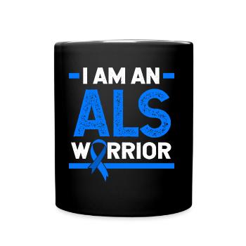 ALS Nervenkrankheit - Tasse einfarbig - Schwarz - Vorne
