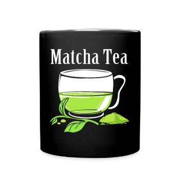 Matcha Tea - Full Colour Mug - black - Front